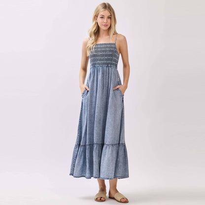 The Bluebird Prairie Midi Dress