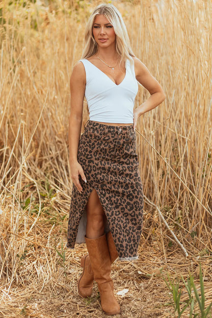 The Wild Side Denim Skirt