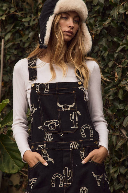The Wild West Barrel Overalls