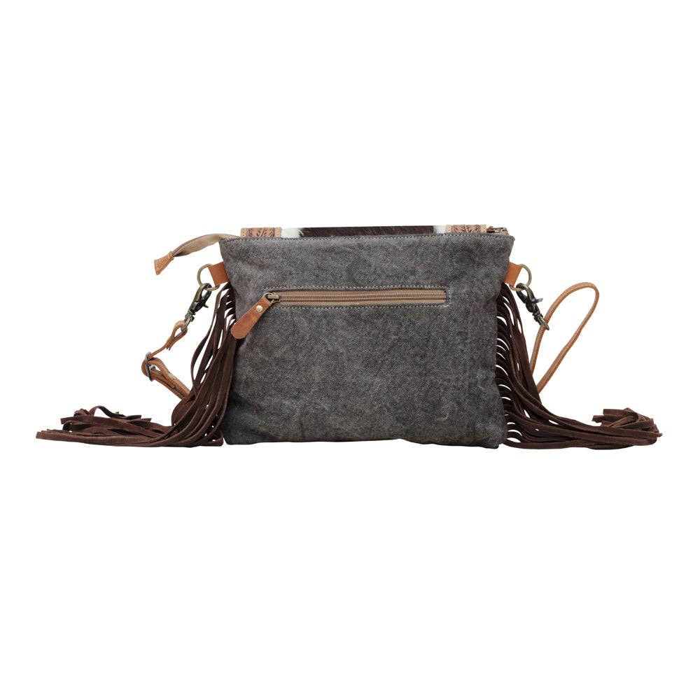 Alina Hand-Tooled Cow Hide Bag