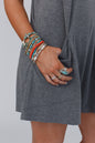 Three Bird Nest - Go West Adjustable Turquoise Ring - Silver