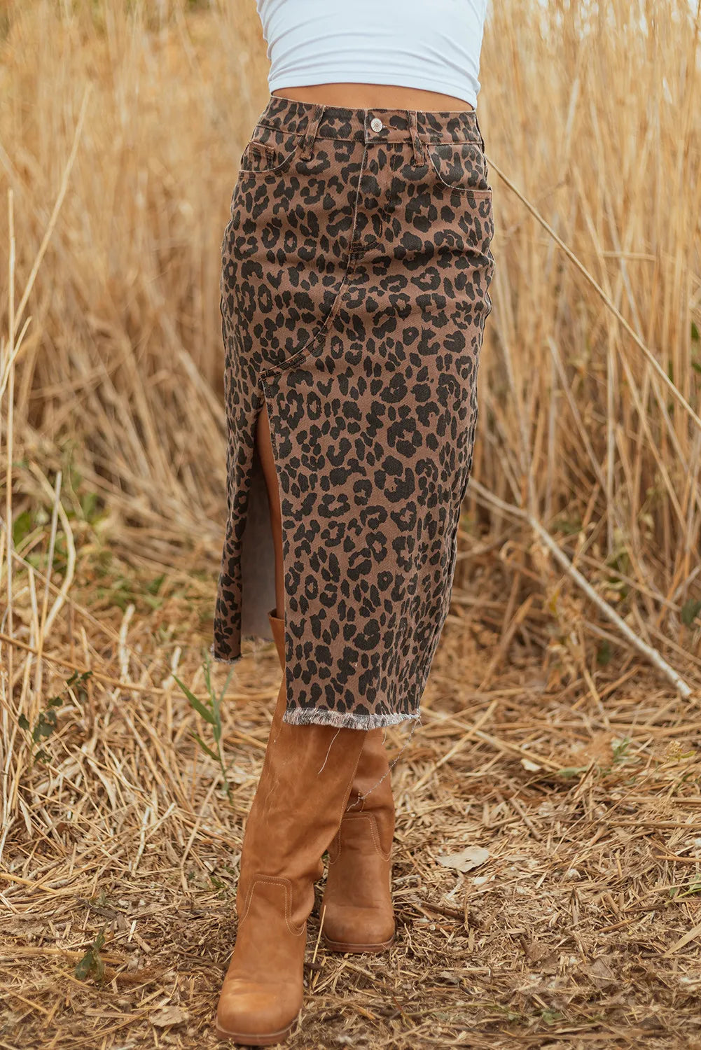 The Wild Side Denim Skirt