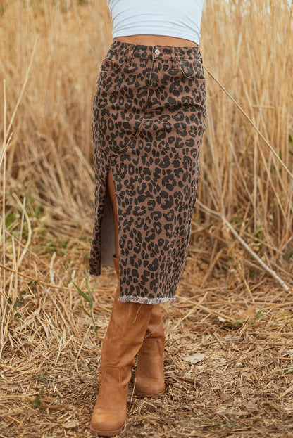 The Wild Side Denim Skirt