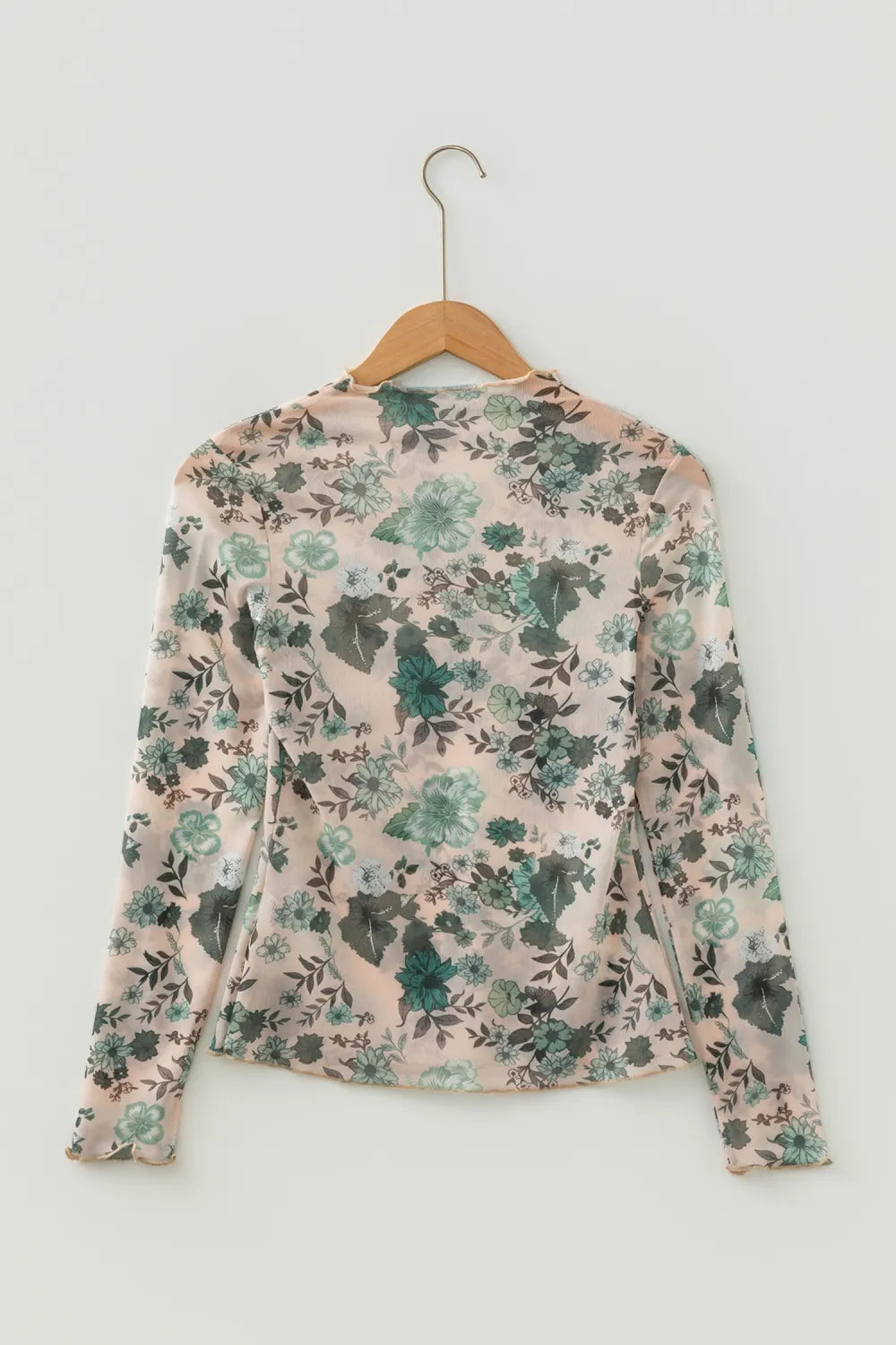 The Evergreen Bloom Mesh Top