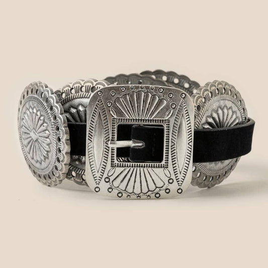 The Silver Mesa Concho Belt