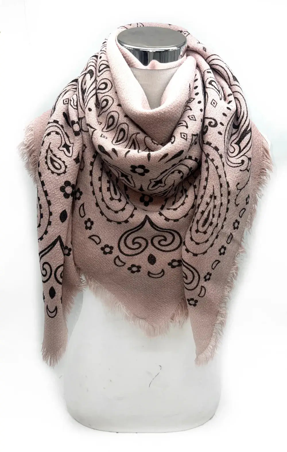 The Prairie Rose Wool Bandana Scarf