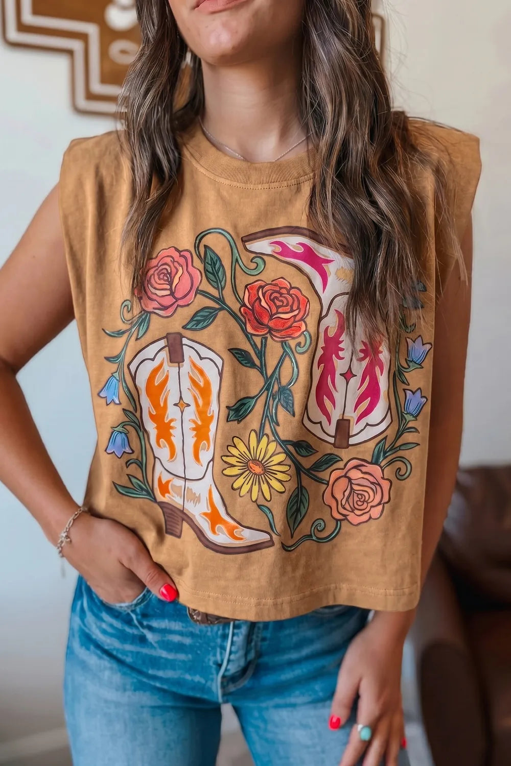The Boots & Blooms Tank