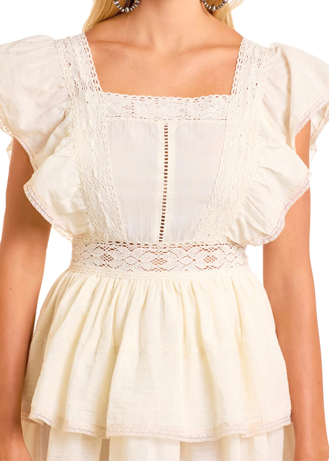 Flutter Sleeve Mini Dress by Rock and Roll Denim
