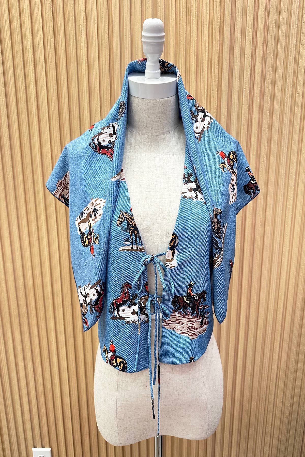 Western Friend Ranch Print Scarf