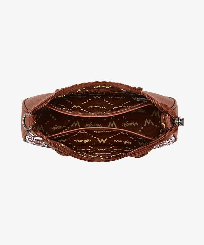 The Wrangler Desert Bandana Shoulder Bag – Brown
